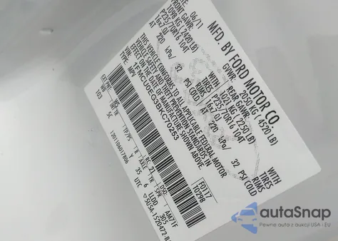 2011 Ford Escape Limited из США, поврежденный, VIN 1FMCU0EG3BKC70253